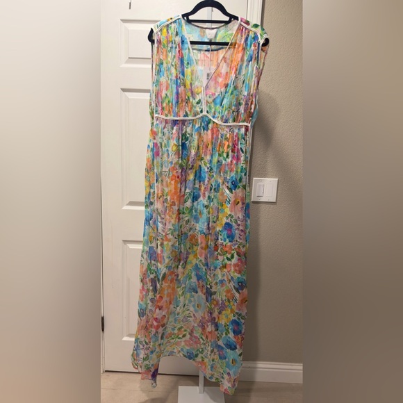 Jade Dresses & Skirts - JOHNNY WAS - Jade Colorful Floral Maxi Dress